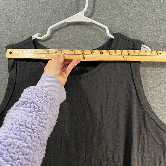 Candace Cameron Bure Sunkissed Regular Midi T-Shirt Dress Washed Black Size 3X - Picture 7 of 14